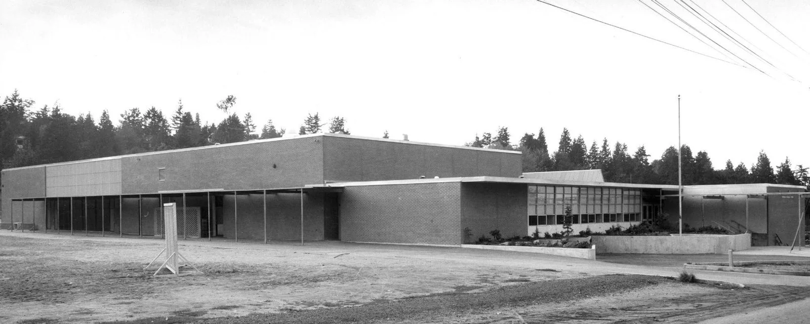 Sacajawea Elementary, photographed 1960