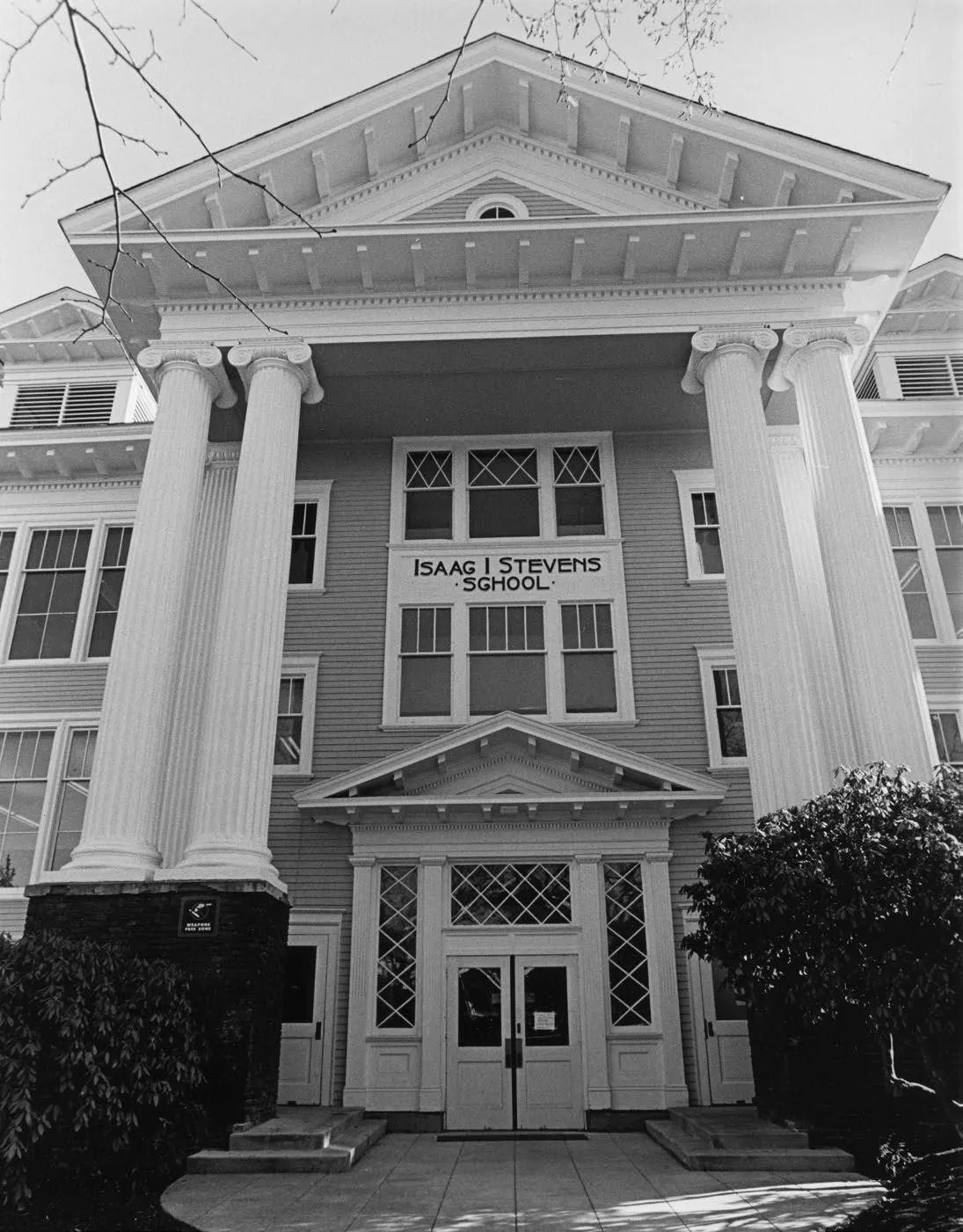 Stevens Elementary, photographed 2000