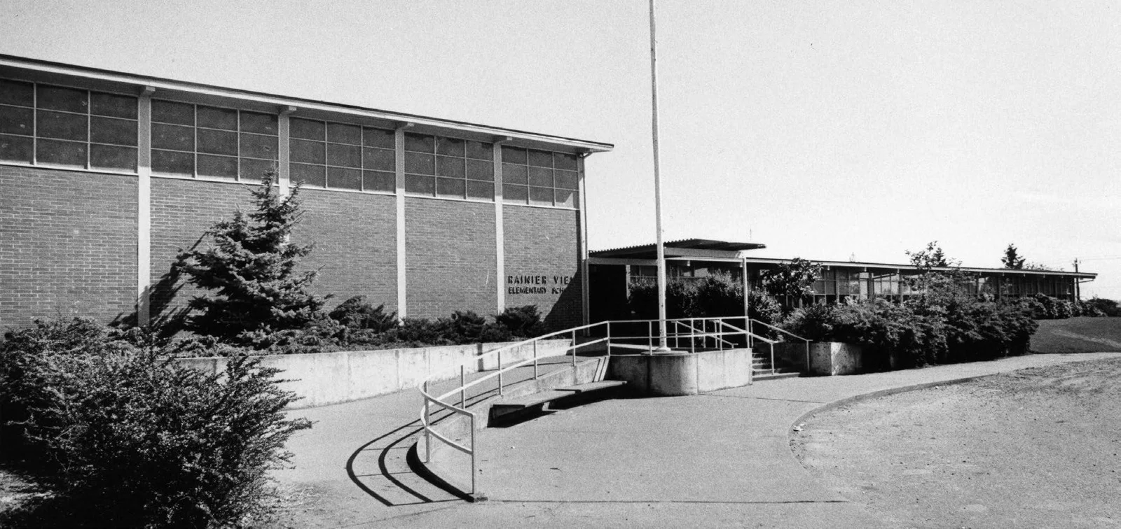 Rainier View Elementary, photographed circa 1973